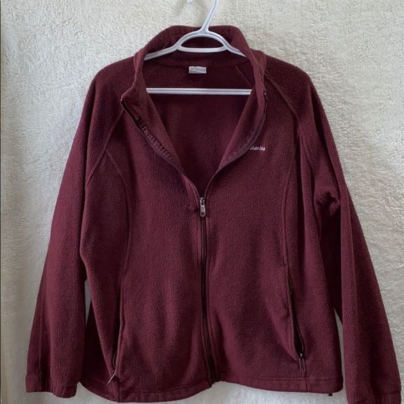 Columbia Jackets & Blazers - Columbia Maroon Zip Up Size 2x